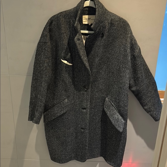 Isabel Marant Jackets & Blazers - Etoile Isabel Marant Grey Wool Blend Peacoat